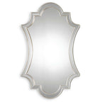 Elara Antiqued Silver Wall Mirror