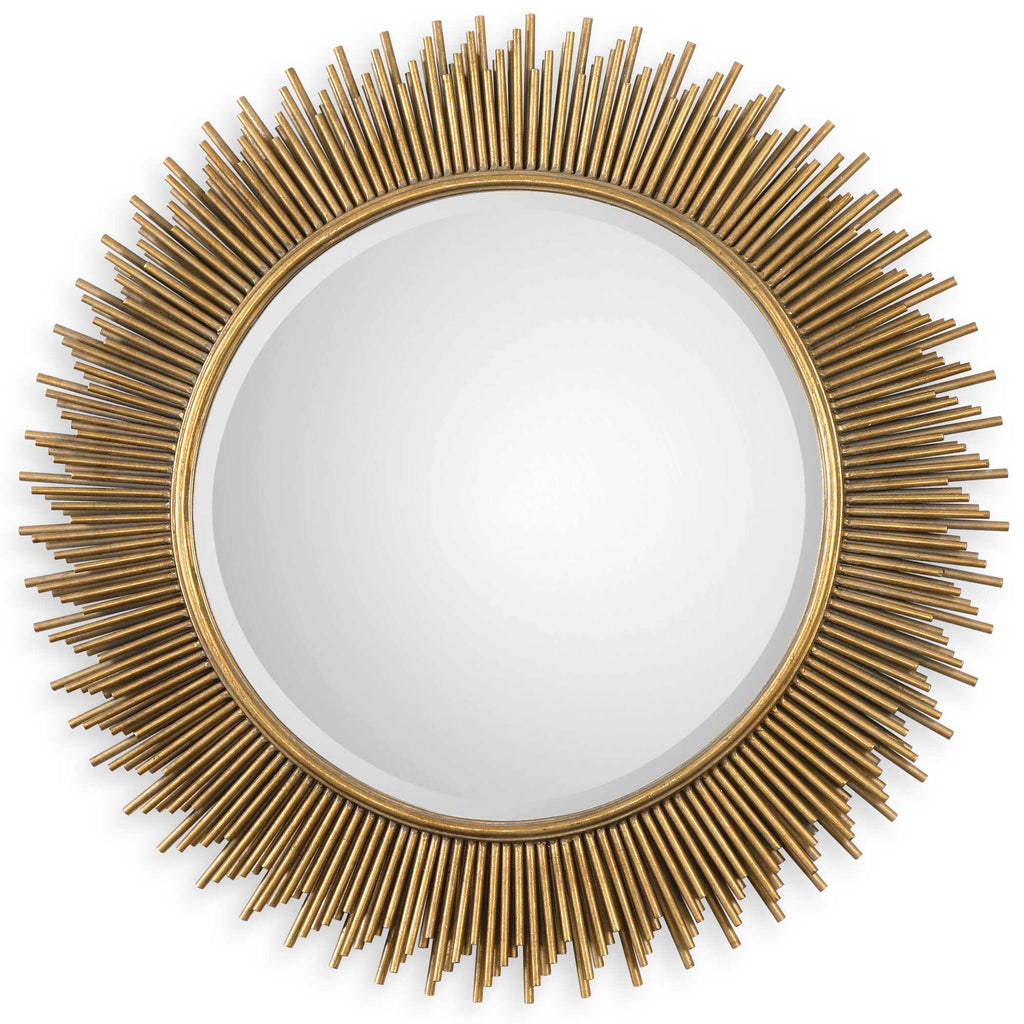 Marlo Round Gold Mirror