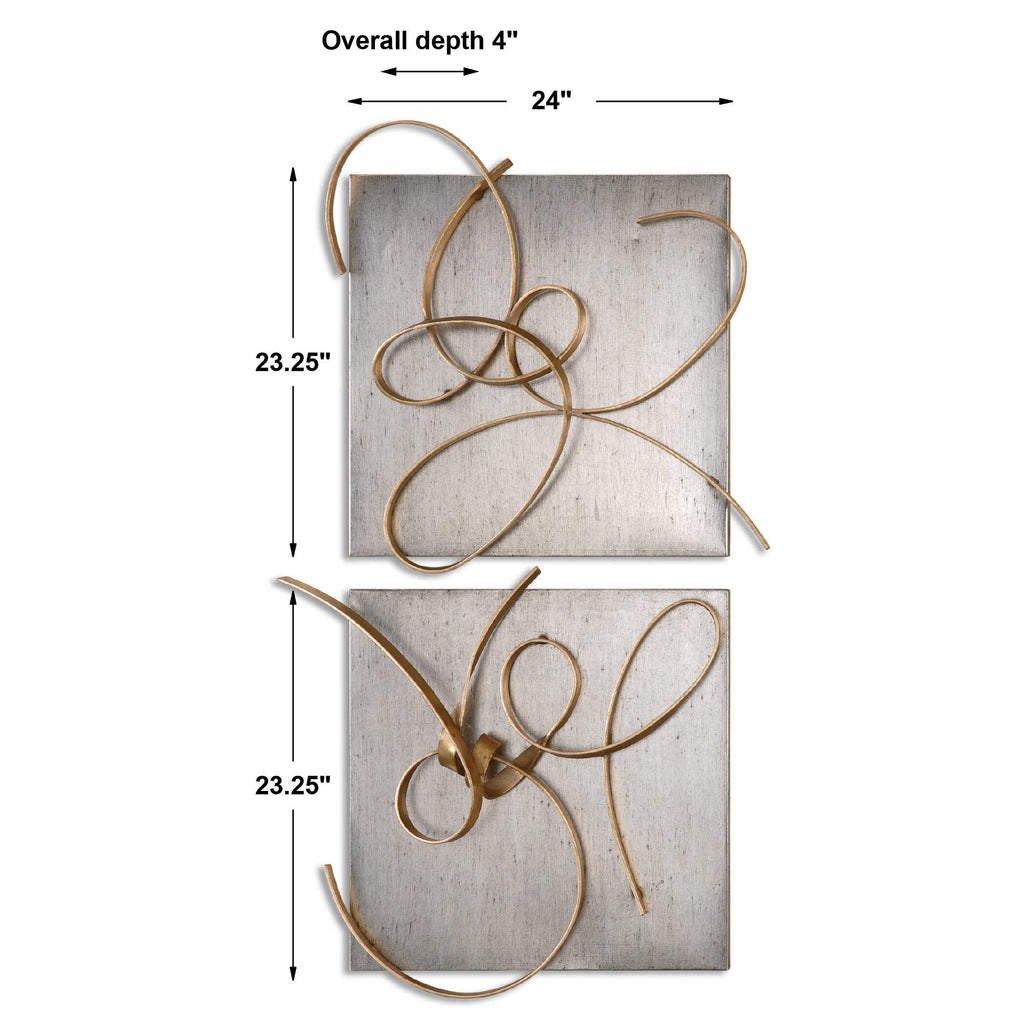 Harmony Metal Wall Art Set/2