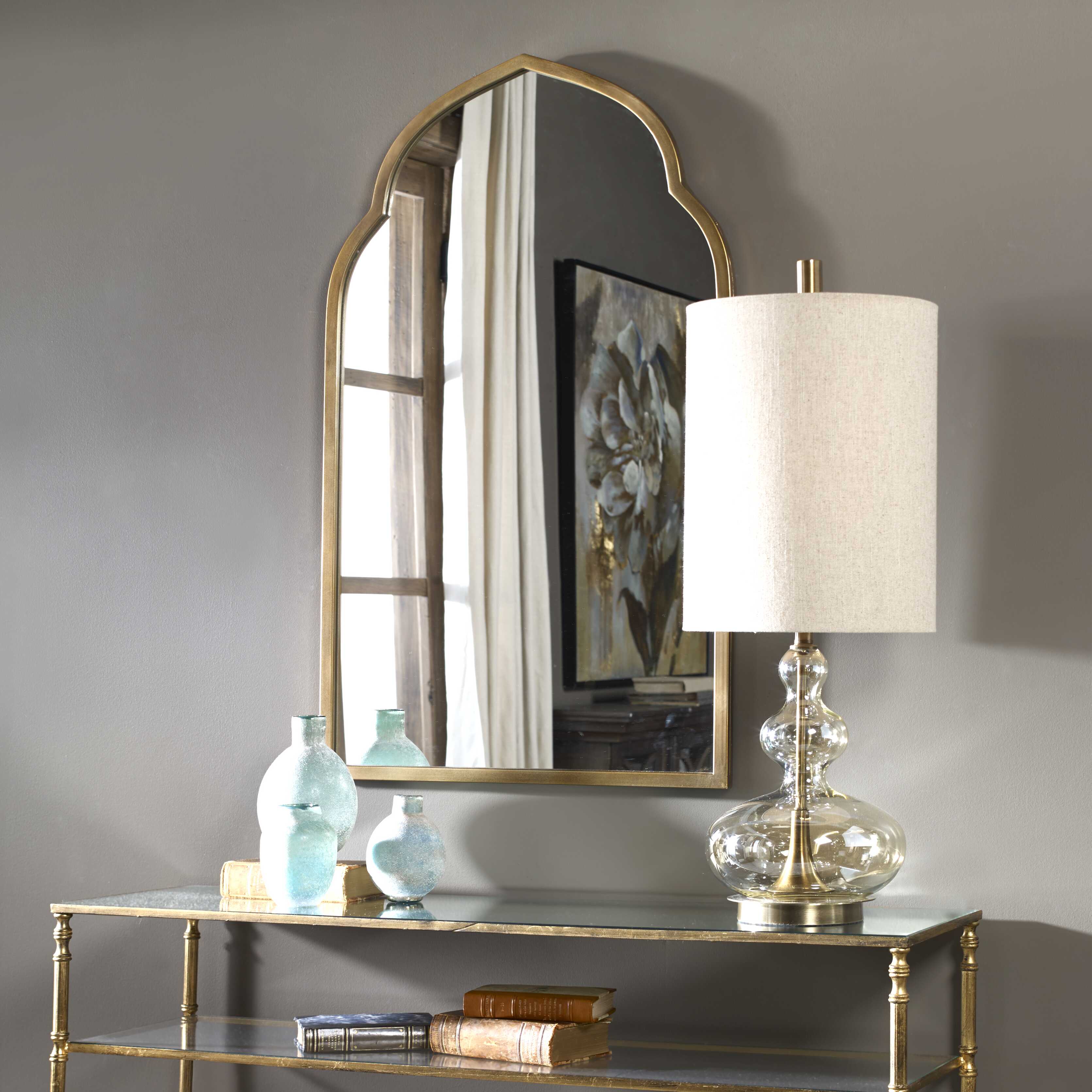 Kenitra Gold Arch Mirror
