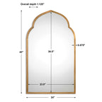 Kenitra Gold Arch Mirror