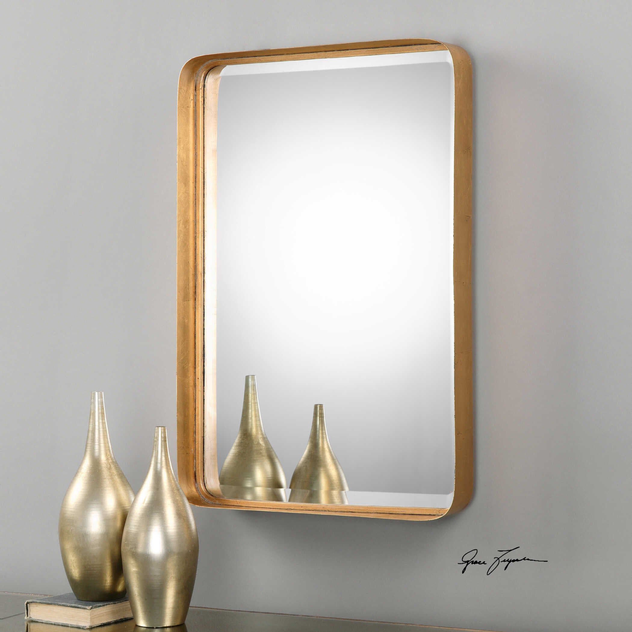 Crofton Antique Gold Mirror
