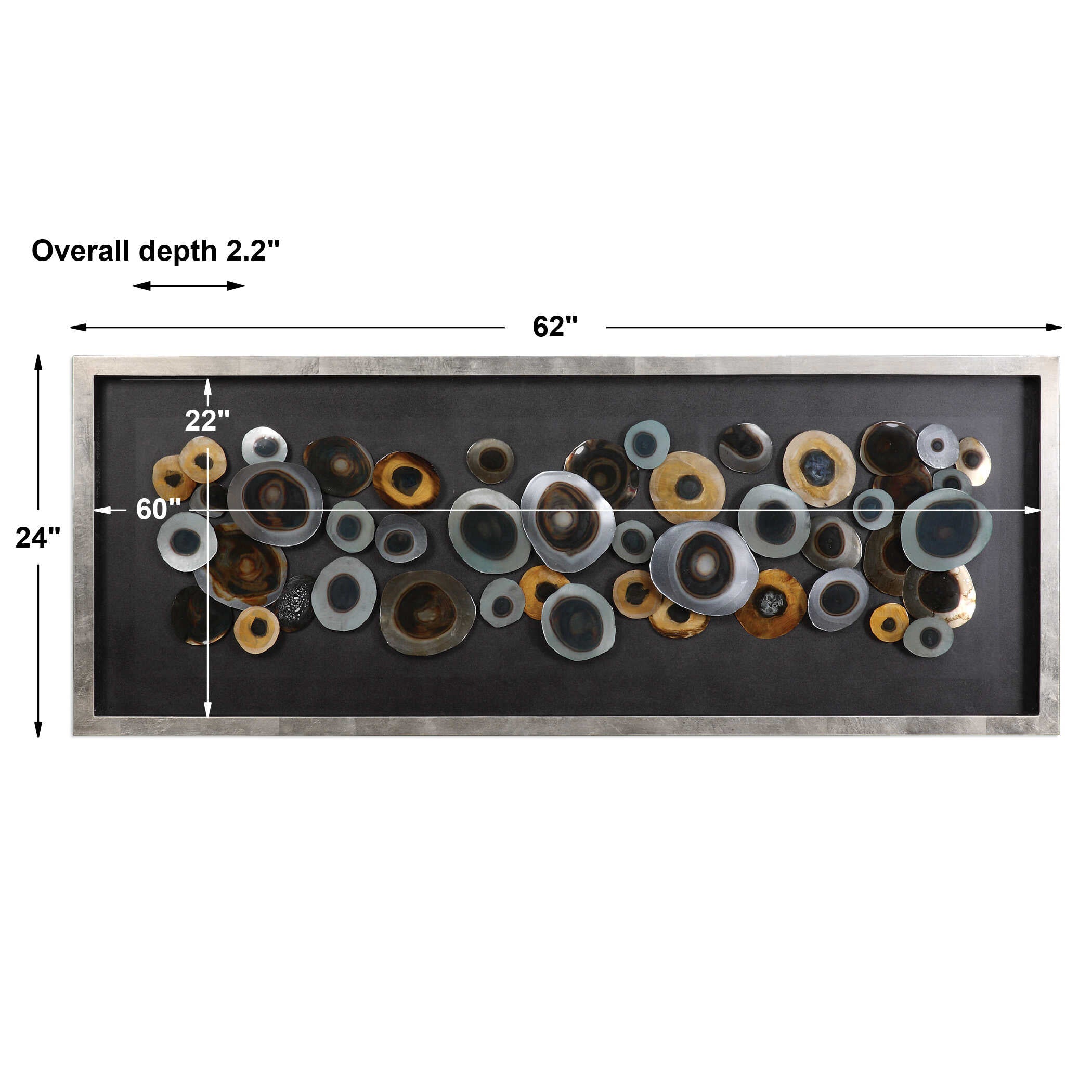 Discs Silver Shadow Box