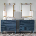 Balkan Modern Gold Wall Mirror