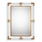 Balkan Modern Gold Wall Mirror