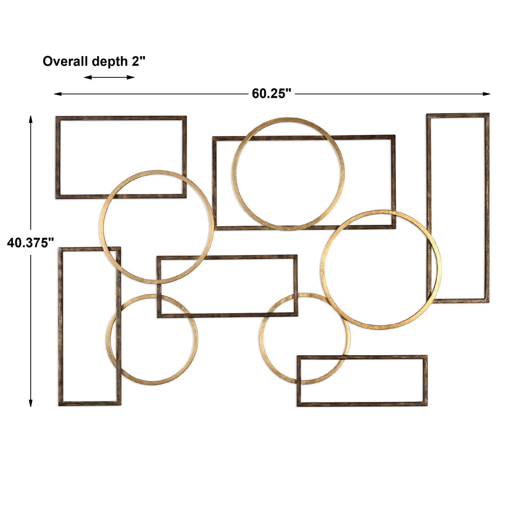 Elias Bronze And Gold Wall Decor