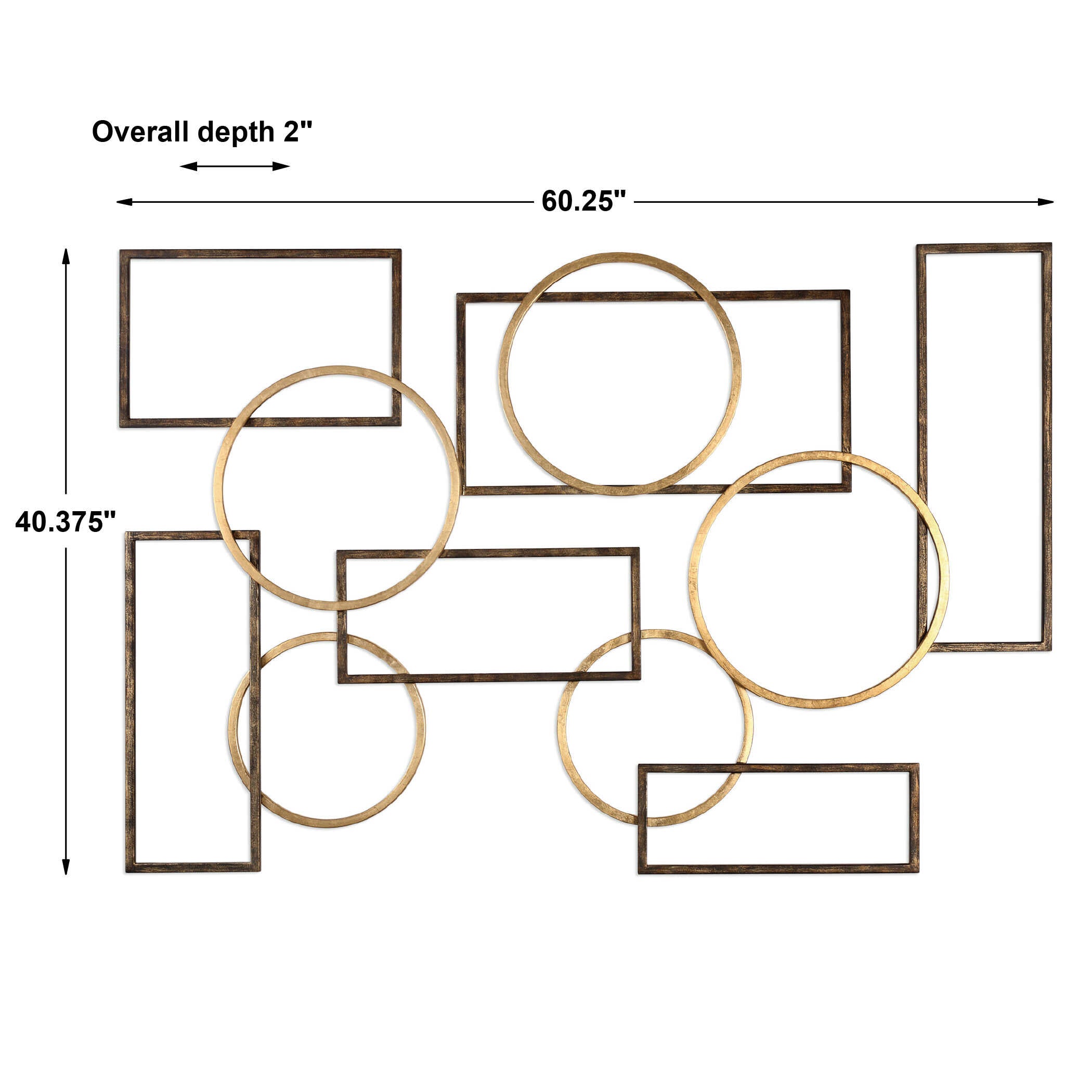 Elias Bronze And Gold Wall Decor