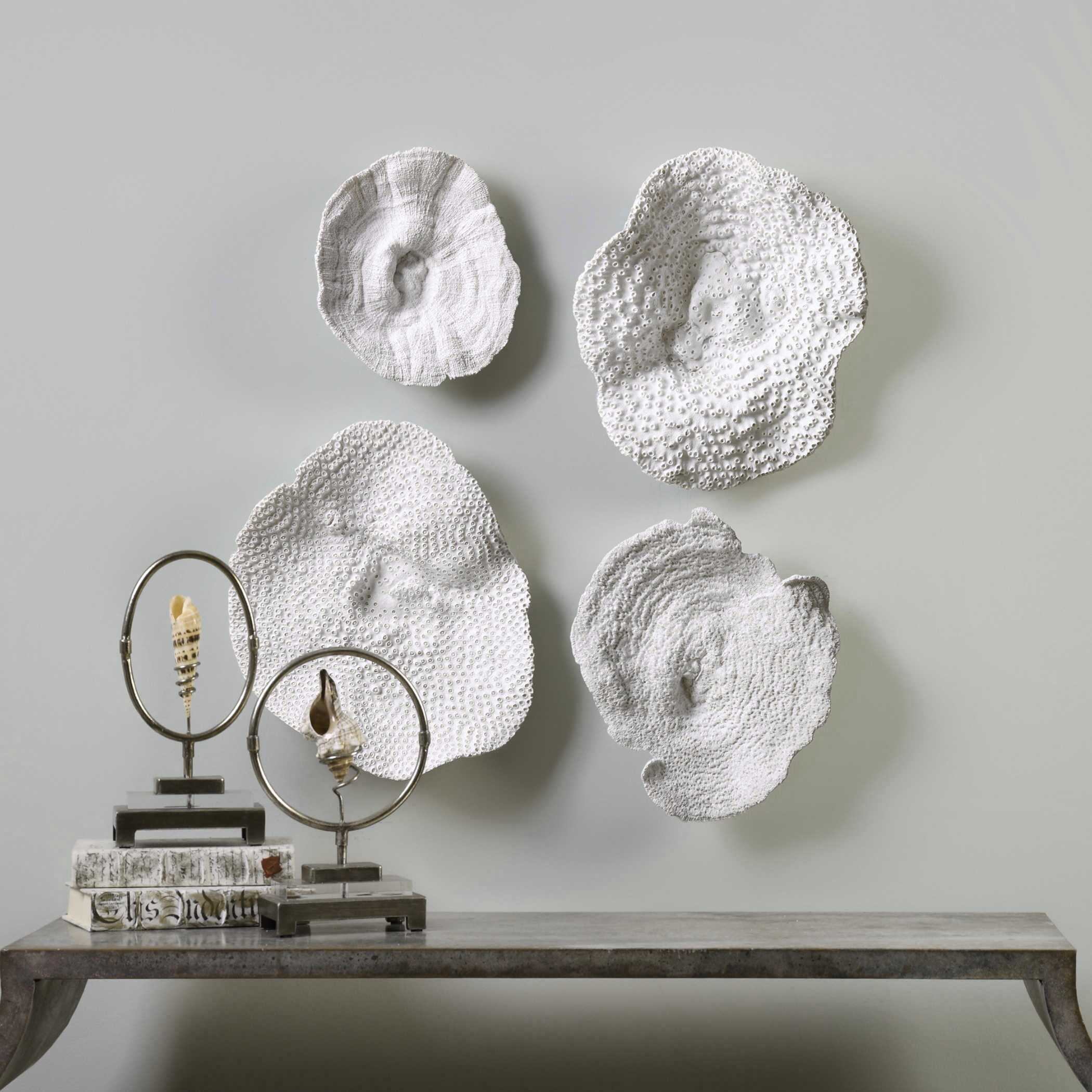 Sea Coral Wall Decor Set/4