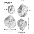 Sea Coral Wall Decor Set/4