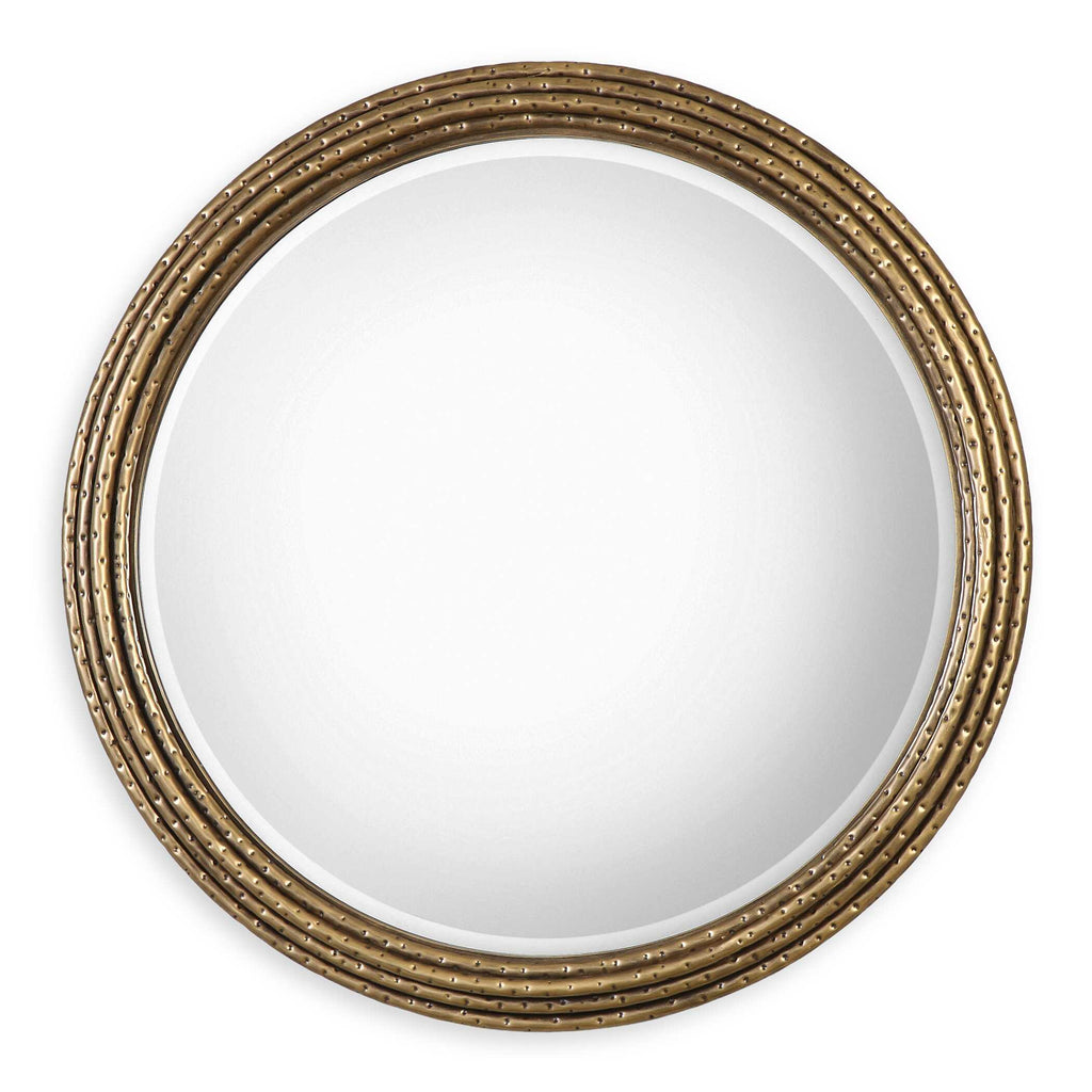 Spera Round Gold Mirror
