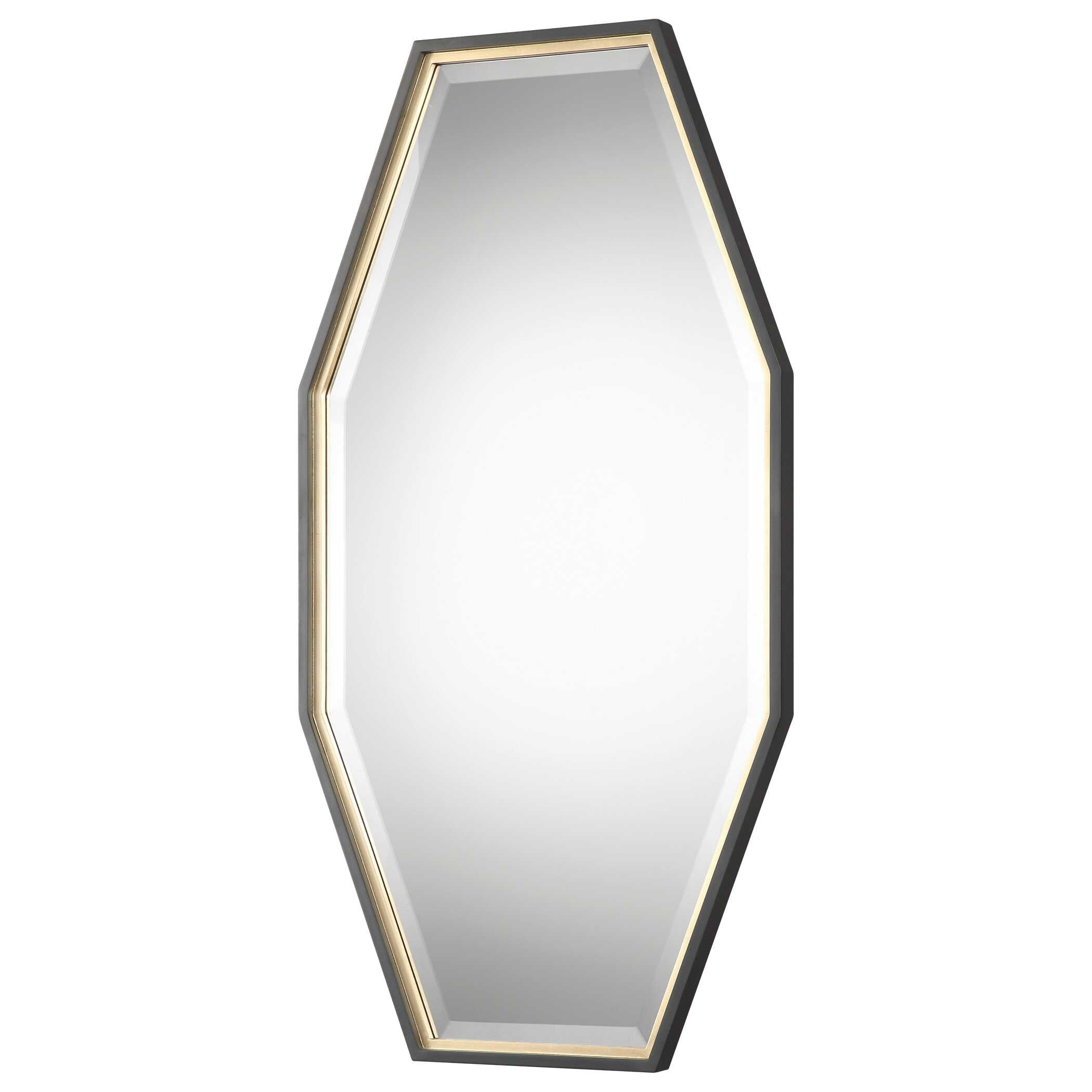 Savion Gold Octagon Mirror