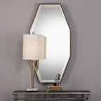 Savion Gold Octagon Mirror