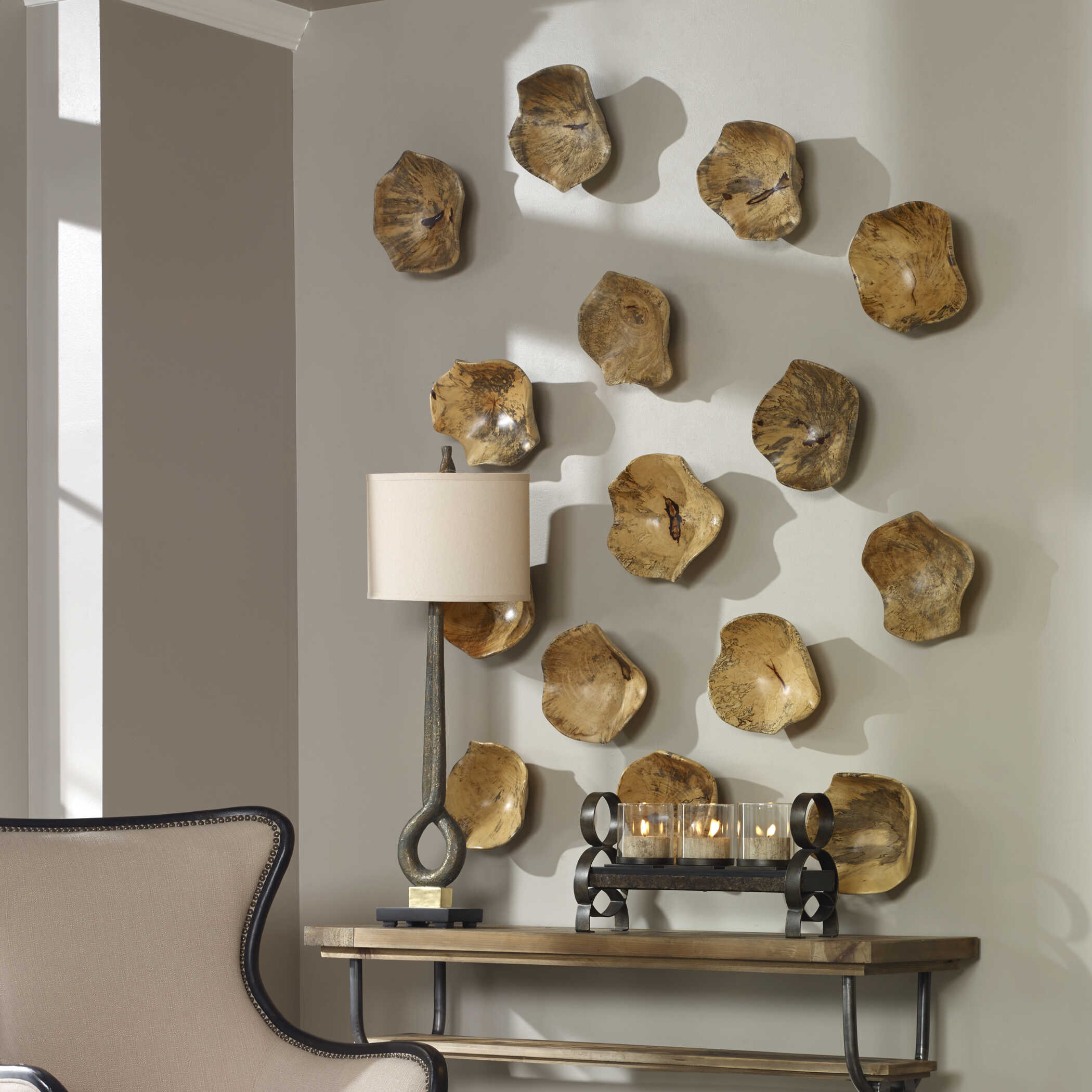 Tamarine Wood Wall Art Set/3