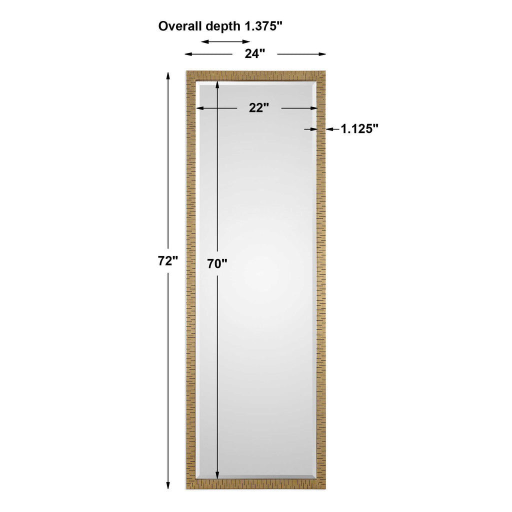 Vilmos Metallic Gold Mirror