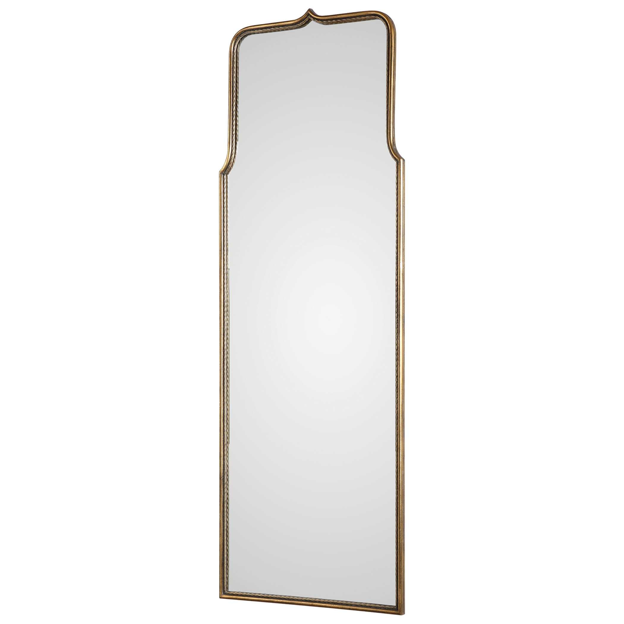 Adelasia Antiqued Gold Mirror