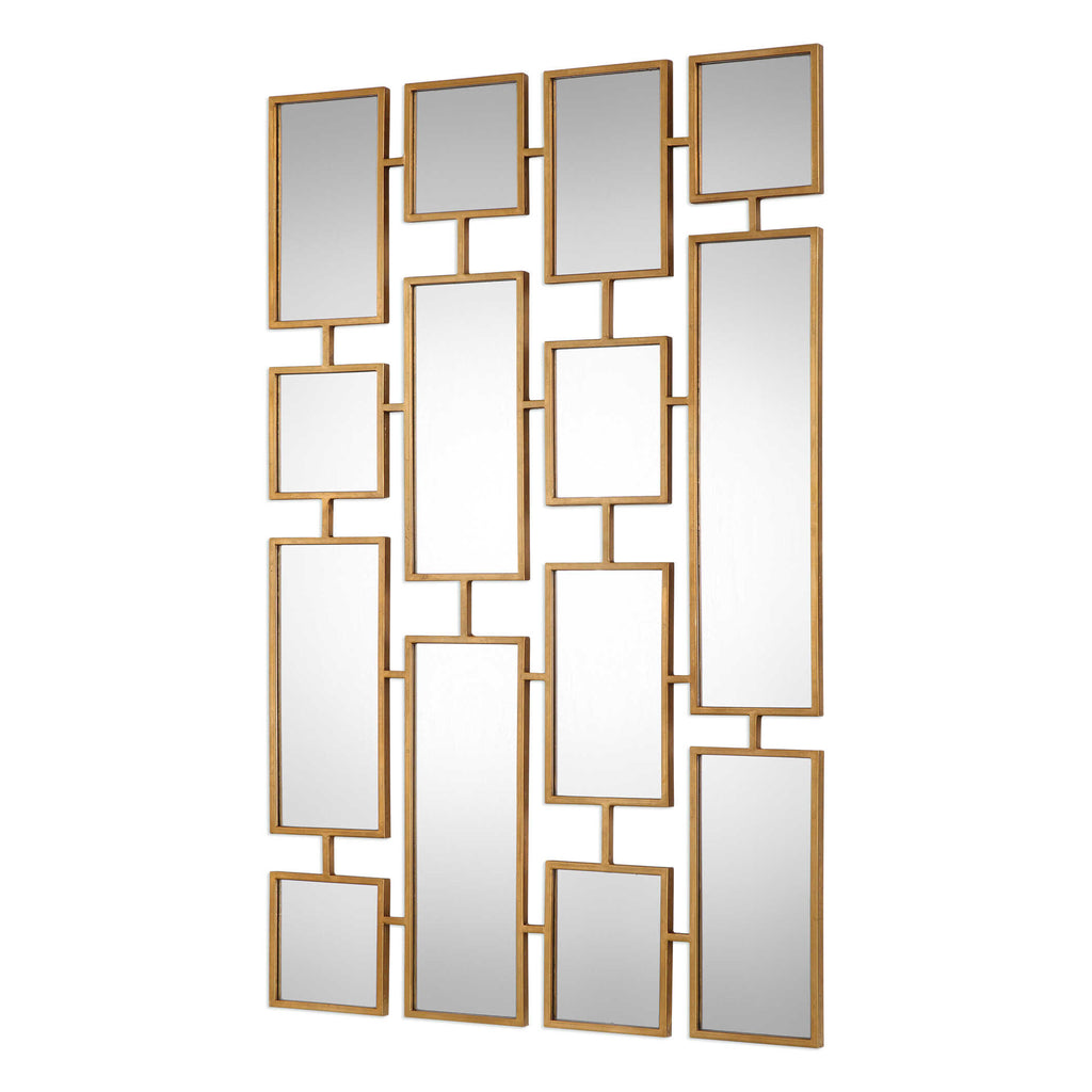 Kennon Forged Gold Rectangles Mirror