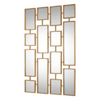 Kennon Forged Gold Rectangles Mirror