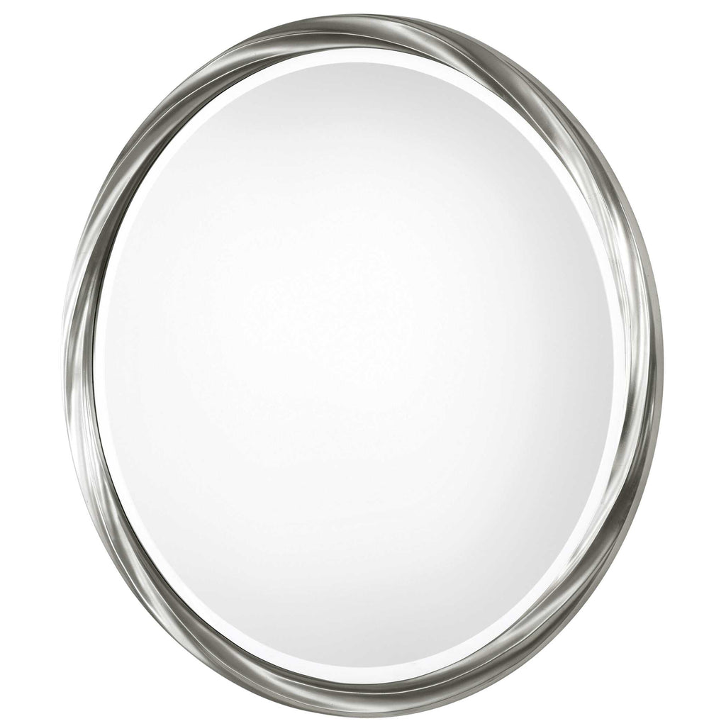 Orion Silver Round Mirror