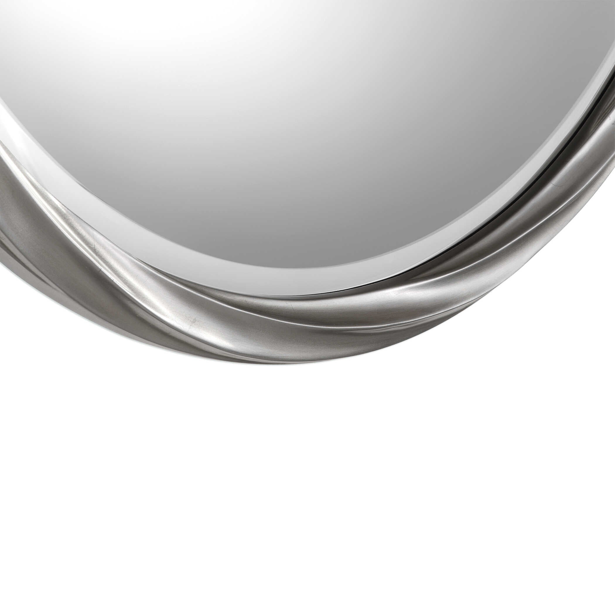 Orion Silver Round Mirror
