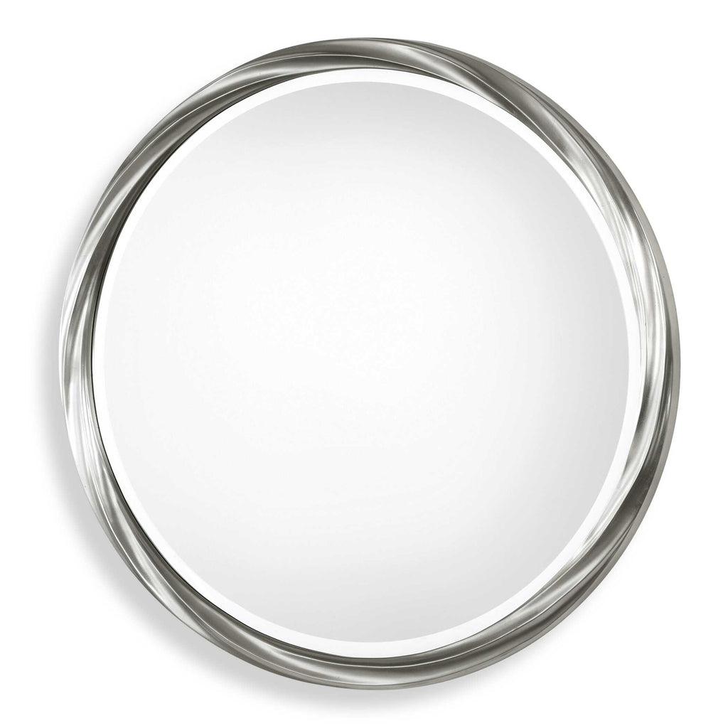 Orion Silver Round Mirror