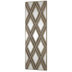 Tahira Geometric Argyle Pattern Wall Mirror