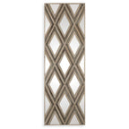 Tahira Geometric Argyle Pattern Wall Mirror