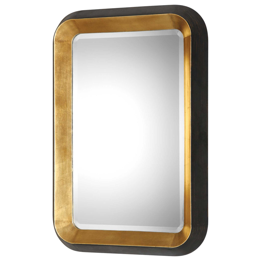 Niva Metallic Gold Wall Mirror