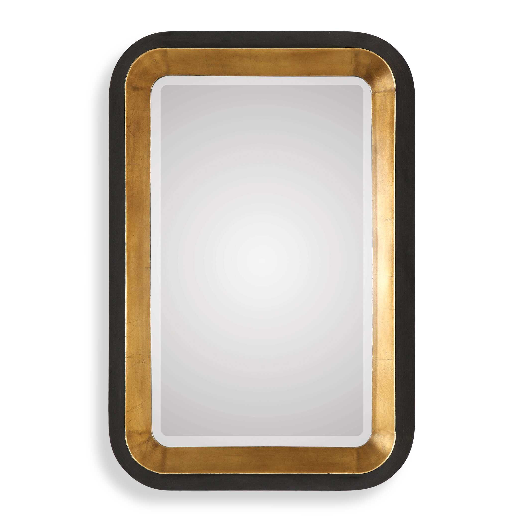Niva Metallic Gold Wall Mirror