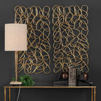 In The Loop Gold Wall Decor Set/2