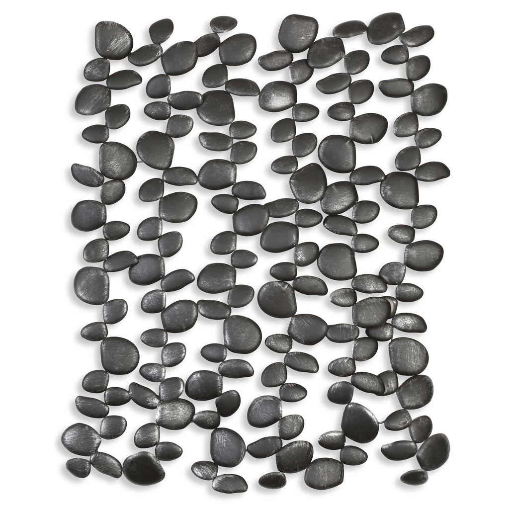 Skipping Stones Forged Iron Wall Decor
