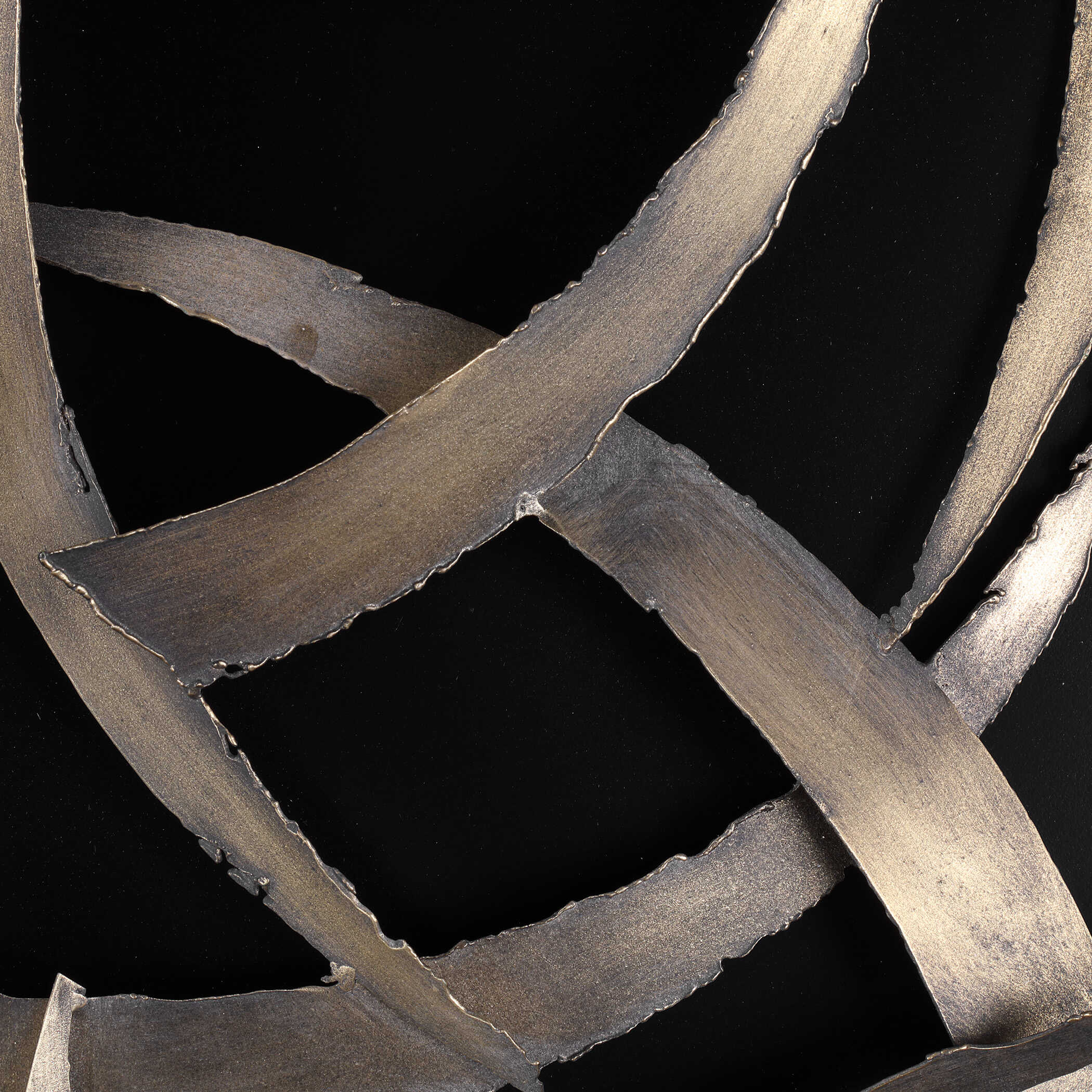 Brushstrokes Metal Wall Decor Set/2