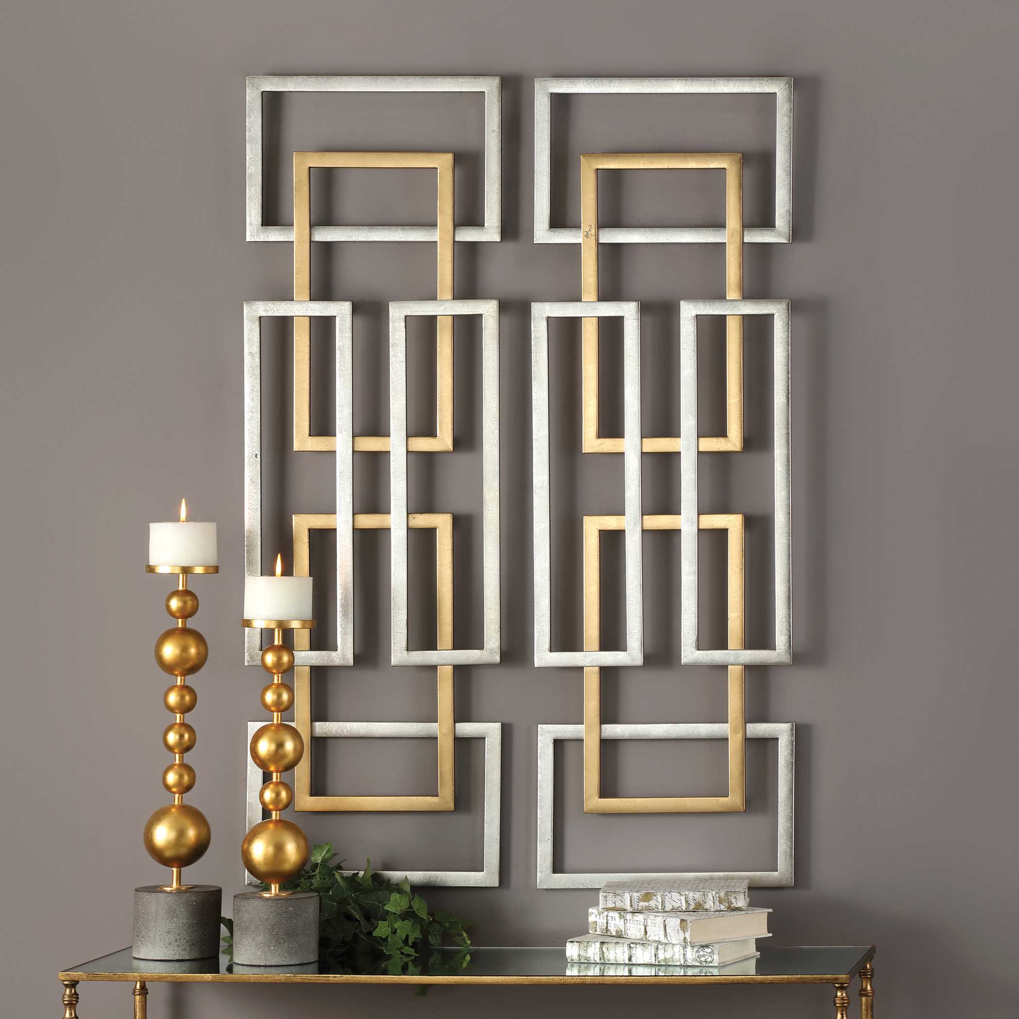 Aerin Geometric Wall Decor Set/2