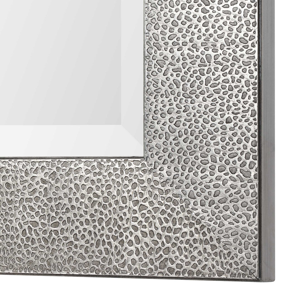 Tulare Metallic Silver Mirror
