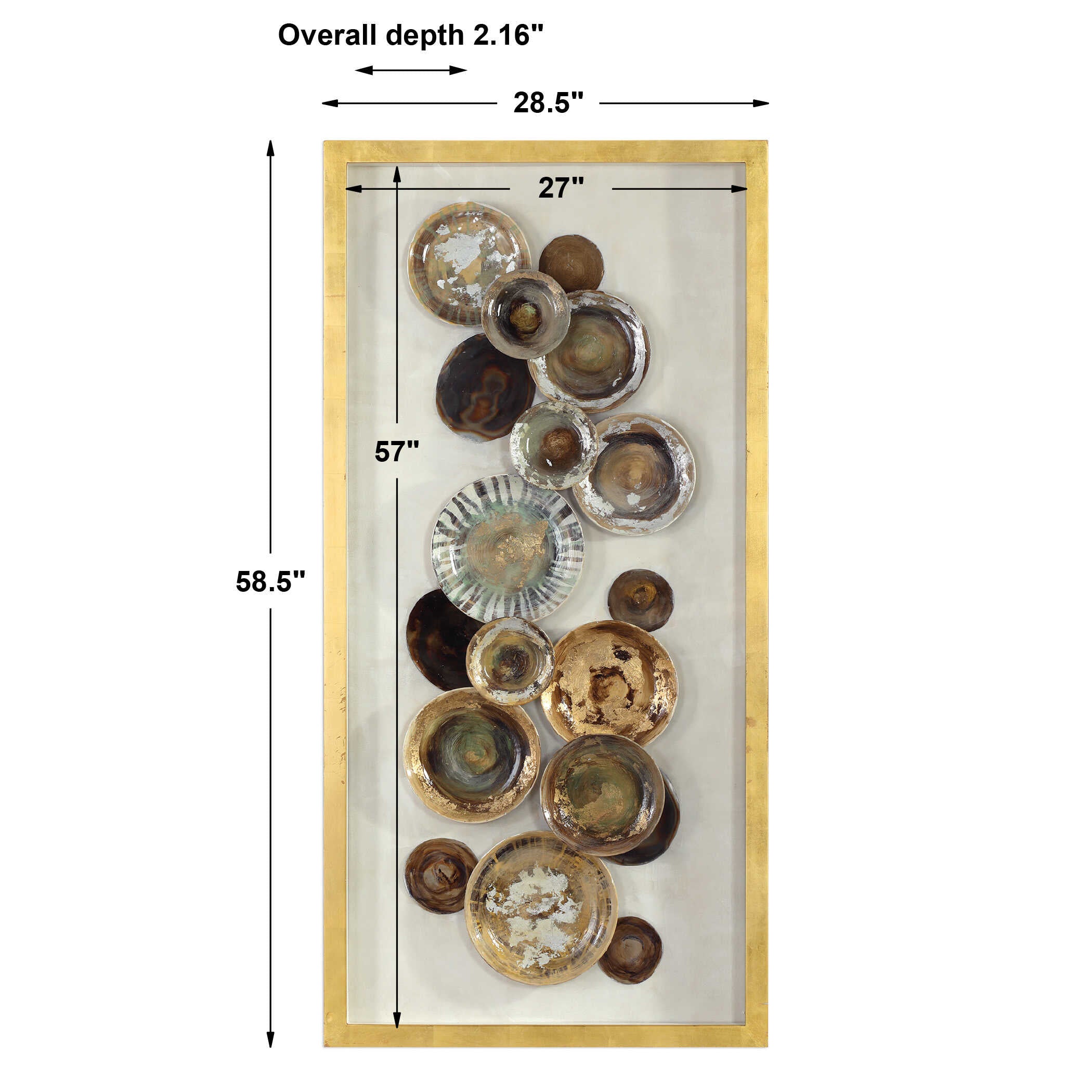 Myla Antique Plate Shadow Box