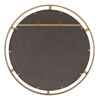 Carrizo Bronze Round Mirror