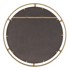 Carrizo Bronze Round Mirror