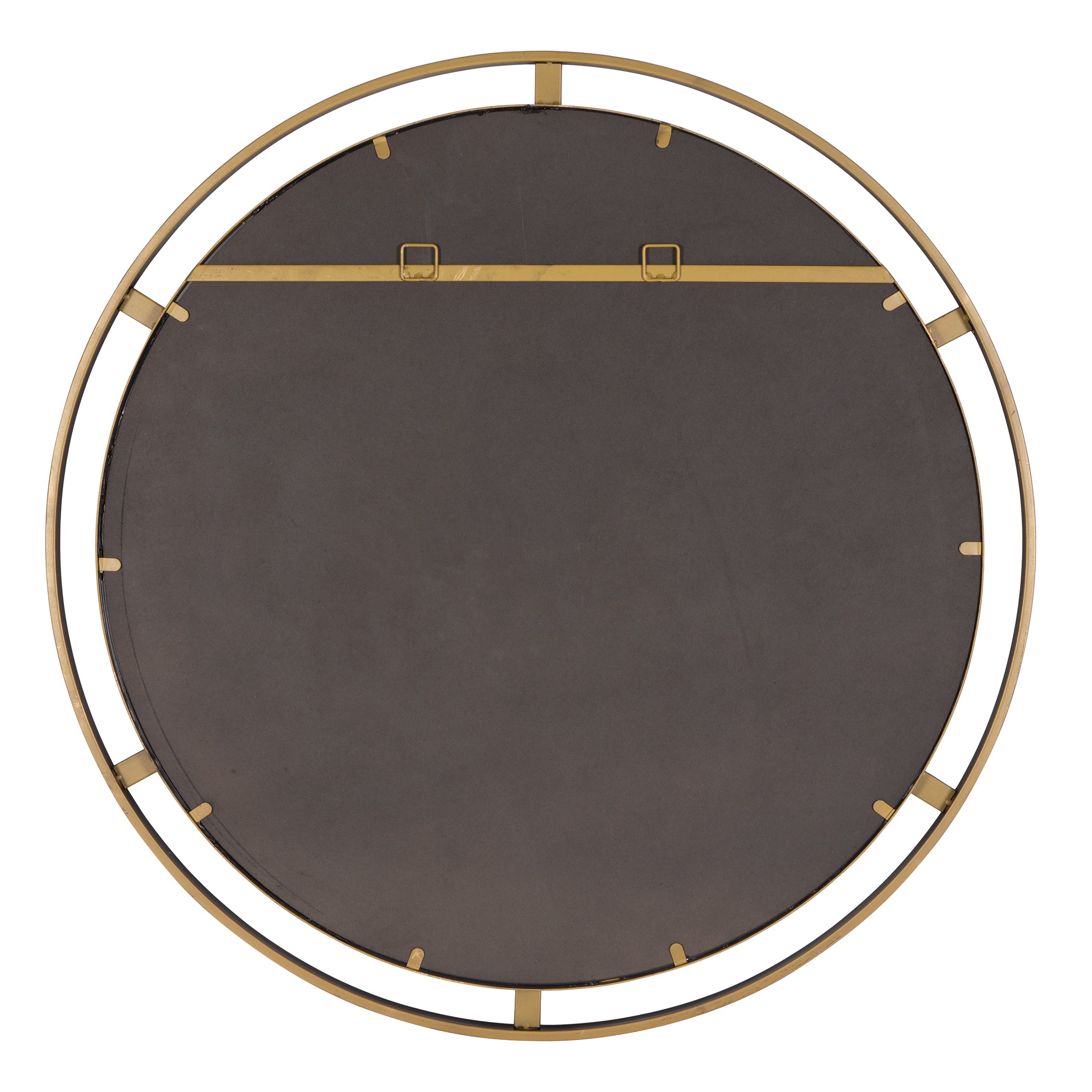 Carrizo Bronze Round Mirror