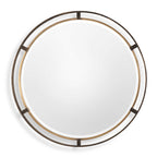 Carrizo Bronze Round Mirror