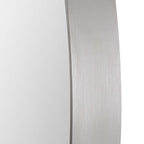 Pursley Brushed Nickel Oval Mirror