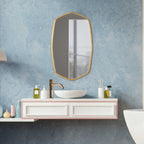 Duronia Antiqued Gold Mirror