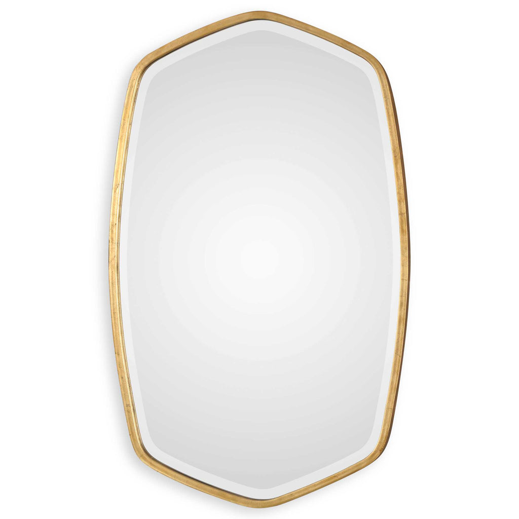 Duronia Antiqued Gold Mirror