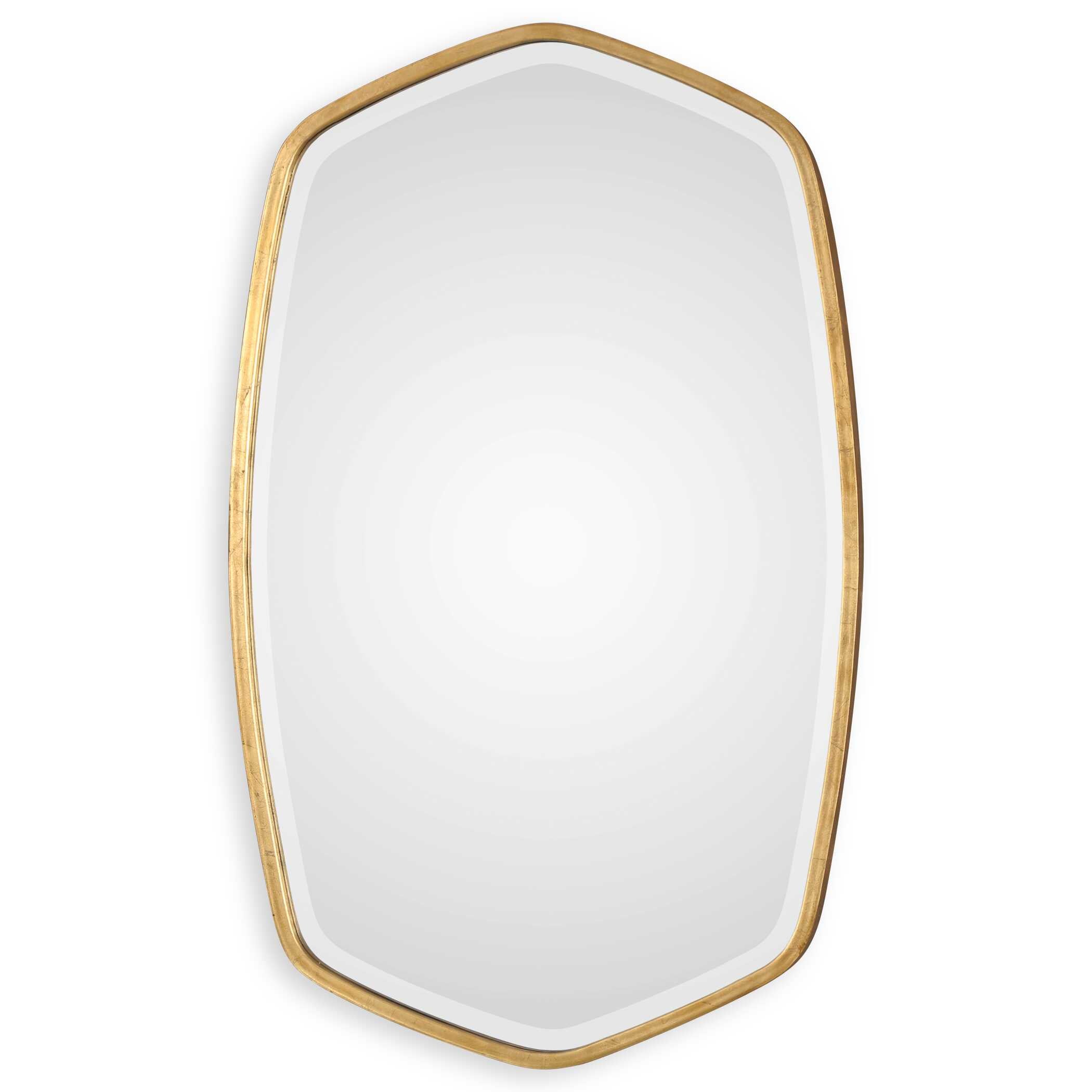 Duronia Antiqued Gold Mirror