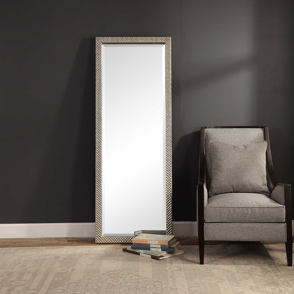 Cacelia Metallic Silver Mirror