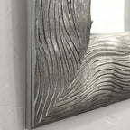 Maeona Metallic Silver Mirror