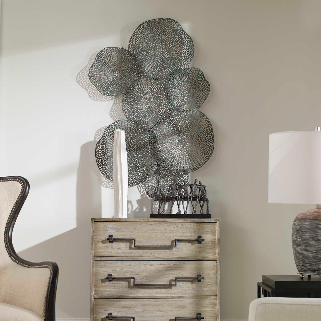 Ripley Metal Leaf Wall Decor