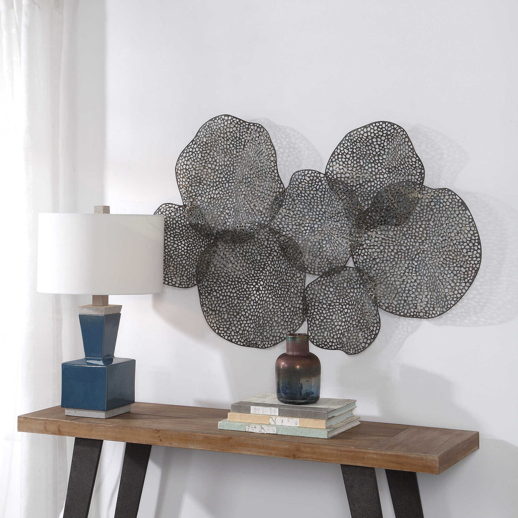 Ripley Metal Leaf Wall Decor