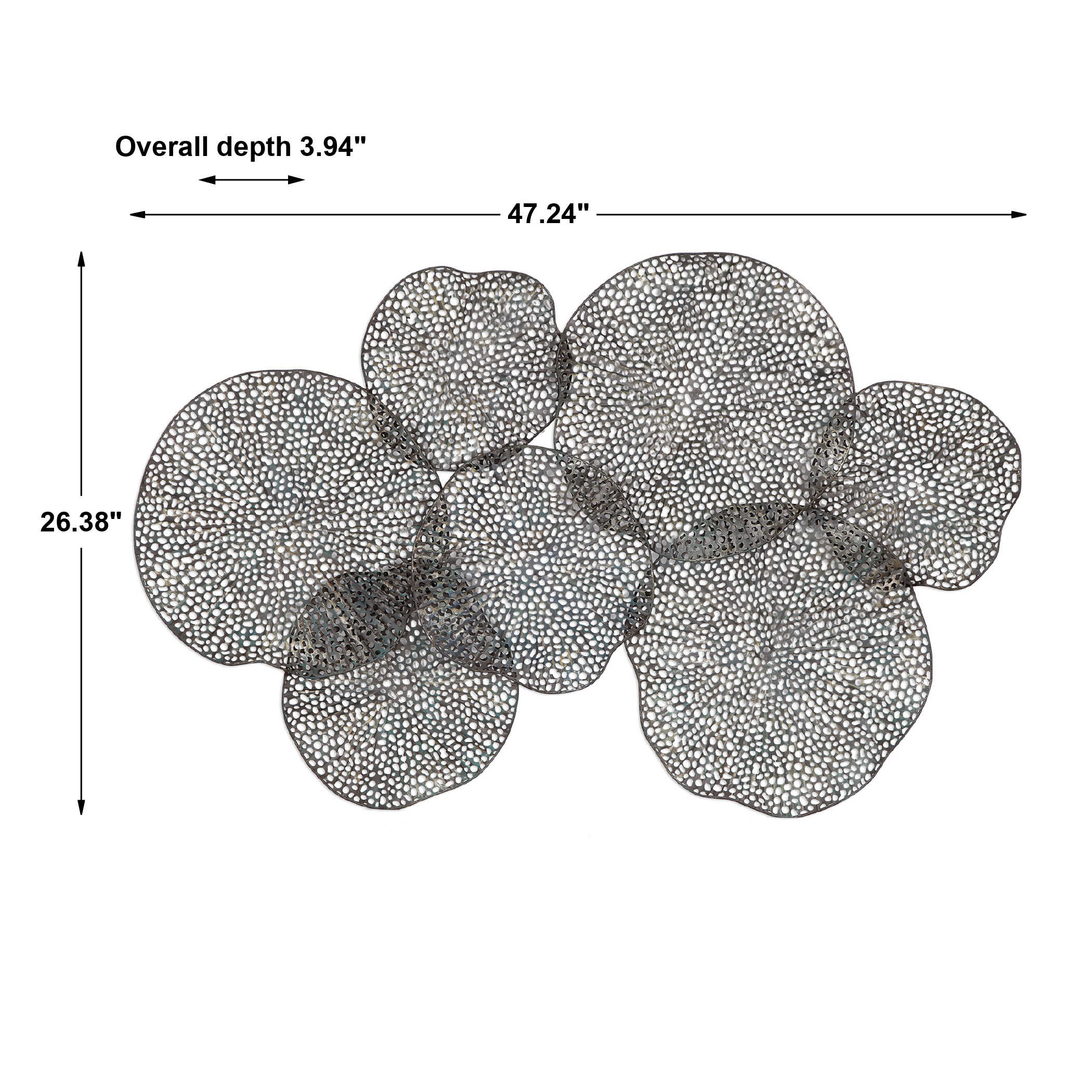 Ripley Metal Leaf Wall Decor