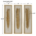 Palma Gold Leaf Shadow Box Set/3