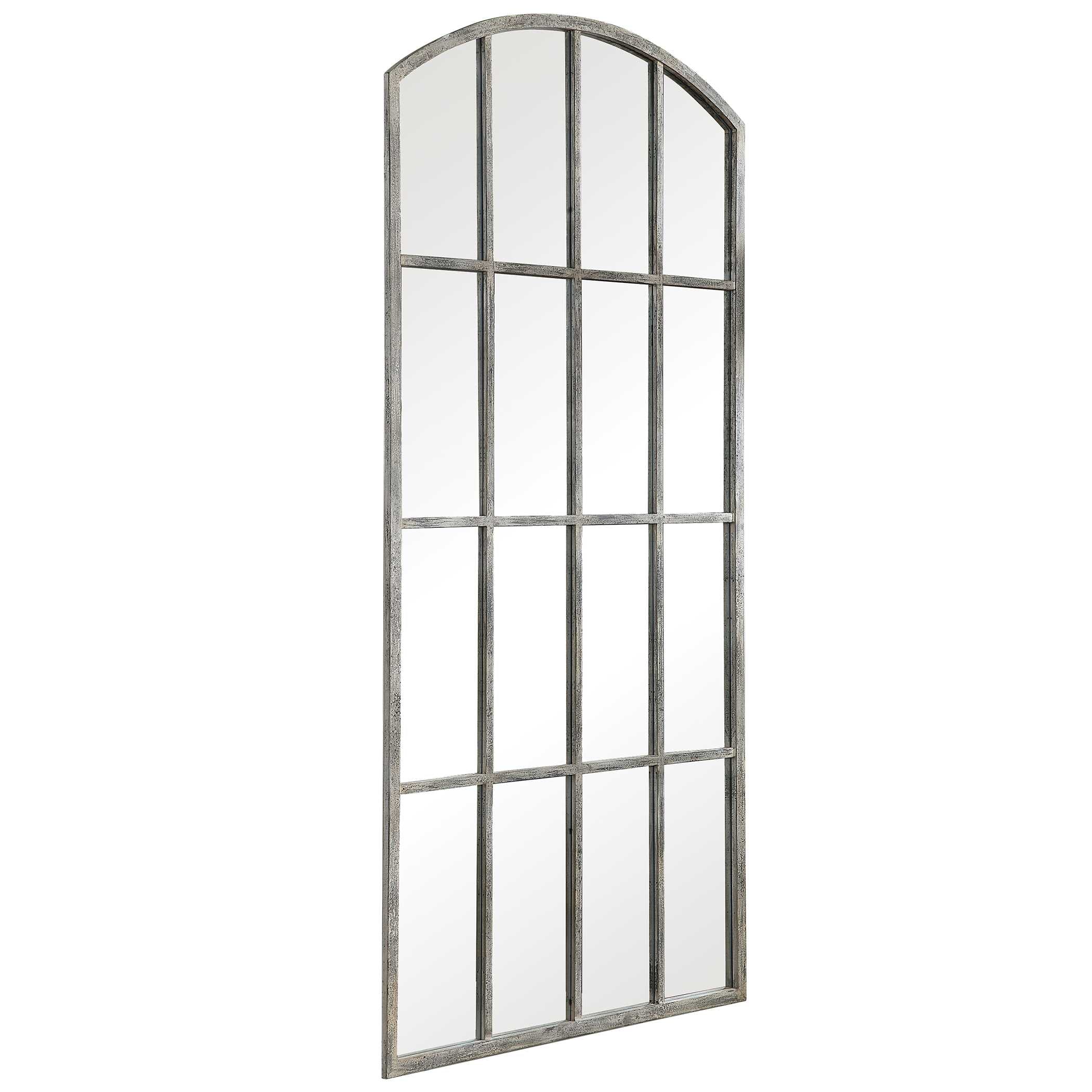 Amiel Ivory Arched Mirror