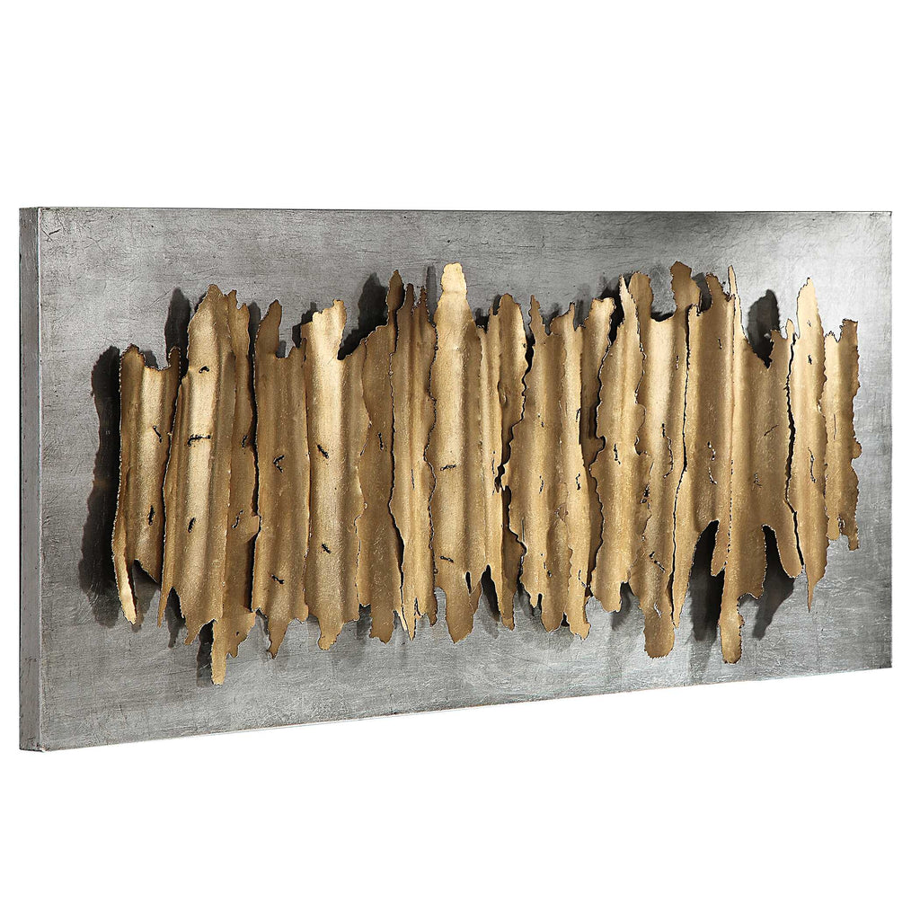 Lev Gold Metal Wall Decor